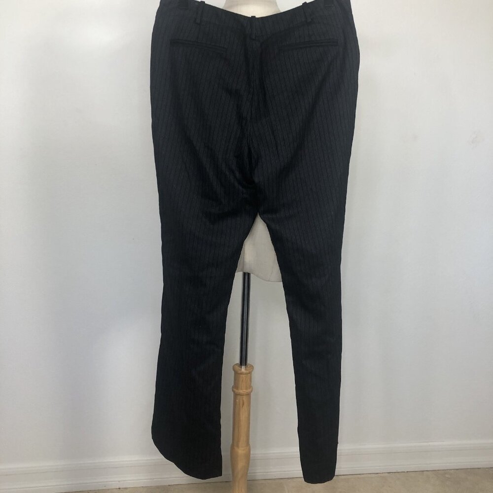 Ralph Lauren Purple Label Y2K Style Flare Pinstriped Office Siren 10 Pants - Picture 6 of 14